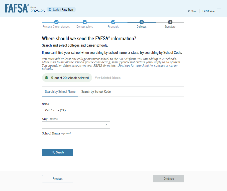 How To Answer Fafsa Student College Information Questions How To Add Schools To Fafsa Consent How To Answer Fafsa Student College Information Questions How To Add Schools To Fafsa Consent