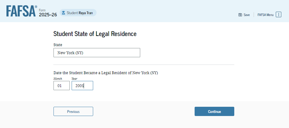 How to Answer FAFSA Student Demographics Information Questions 